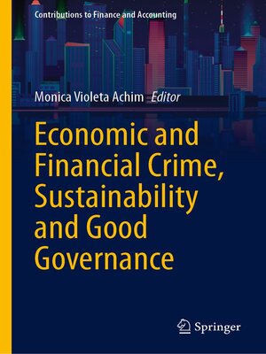 cover image of Economic and Financial Crime, Sustainability and Good Governance